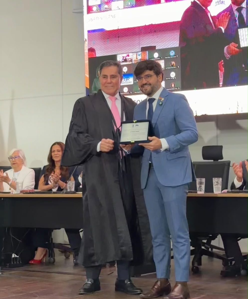 Valderico Junior é homenageado pelo Tribunal de Justiça da Bahia